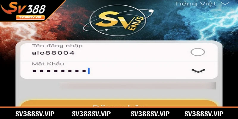 Đăng nhập SV388 là khâu bắt buộc giúp hệ thống bảo vệ thông tin