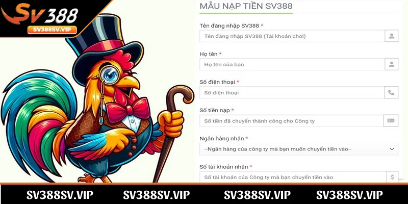 Nạp tiền cá cược đá gà qua ngân hàng tiện lợi, an toàn tuyệt đối
