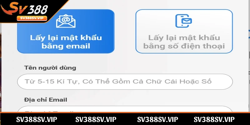 Quên mật khẩu SV388 là sự cố khá phổ biến, xử lý rất đơn giản