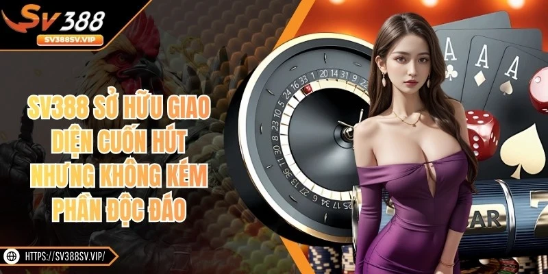 SV388 sở hữu giao diện cuốn hút nhưng không kém phần độc đáo
